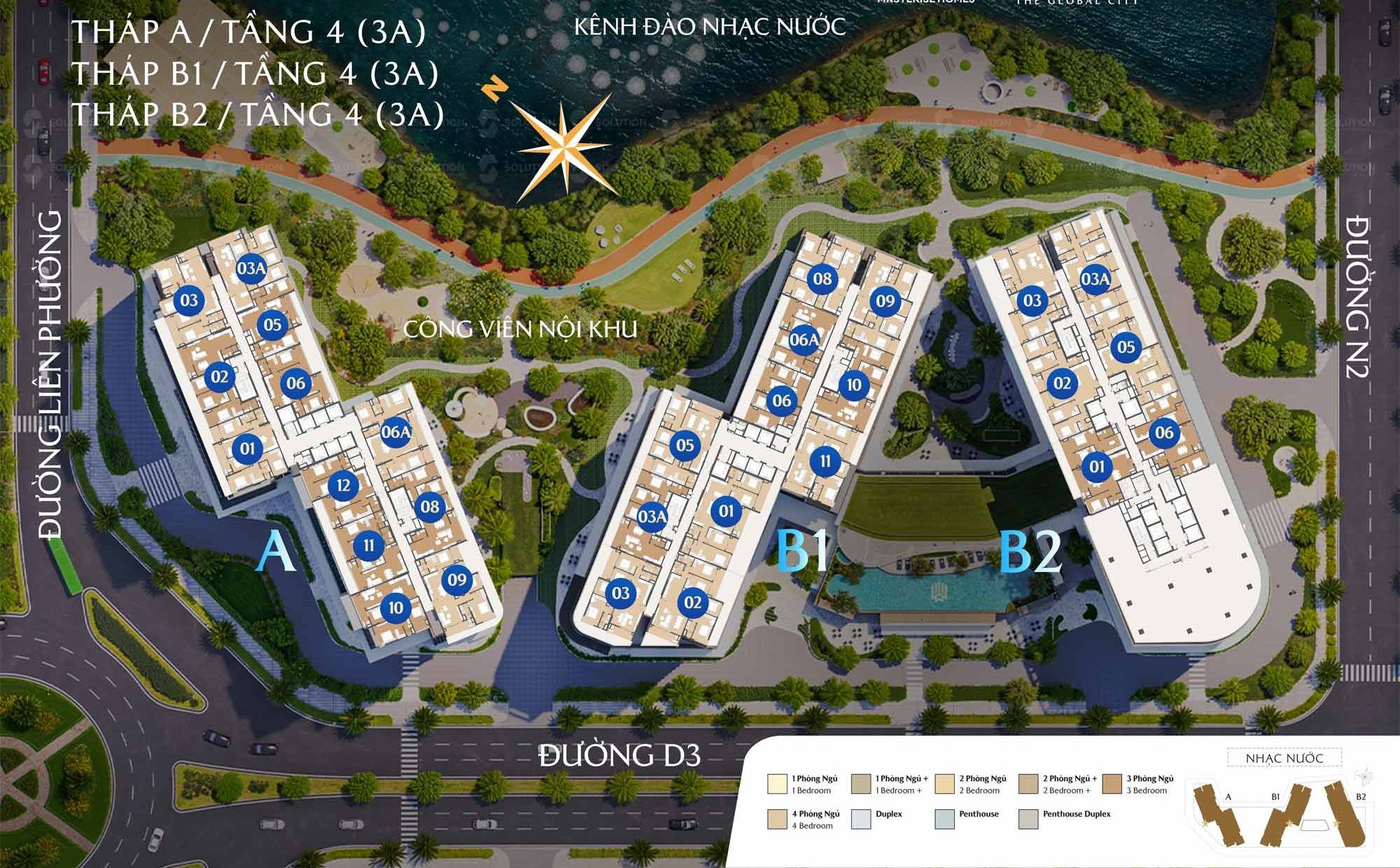 MẶT BẰNG MASTERI COSMO CENTRAL
