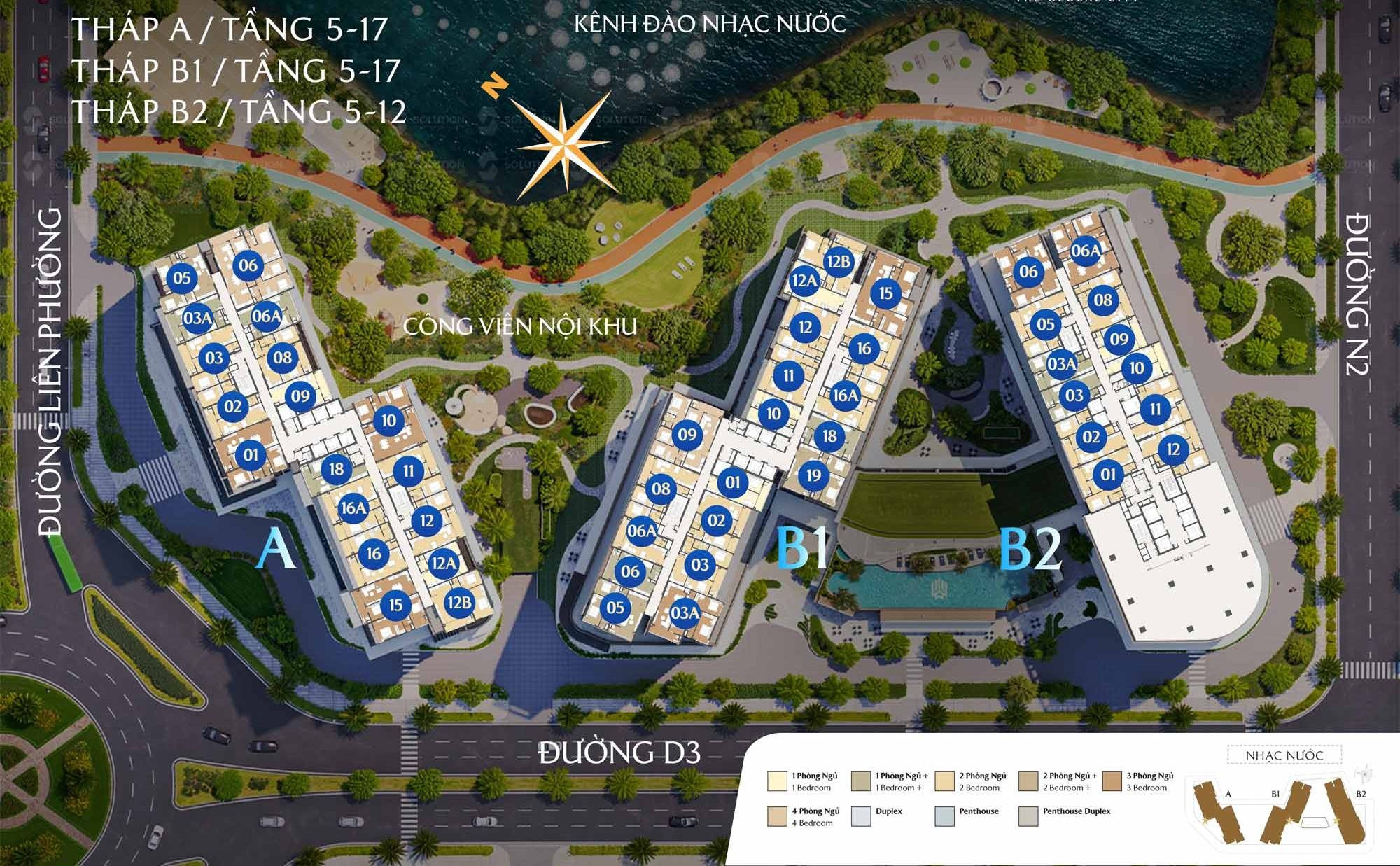 MẶT BẰNG MASTERI COSMO CENTRAL