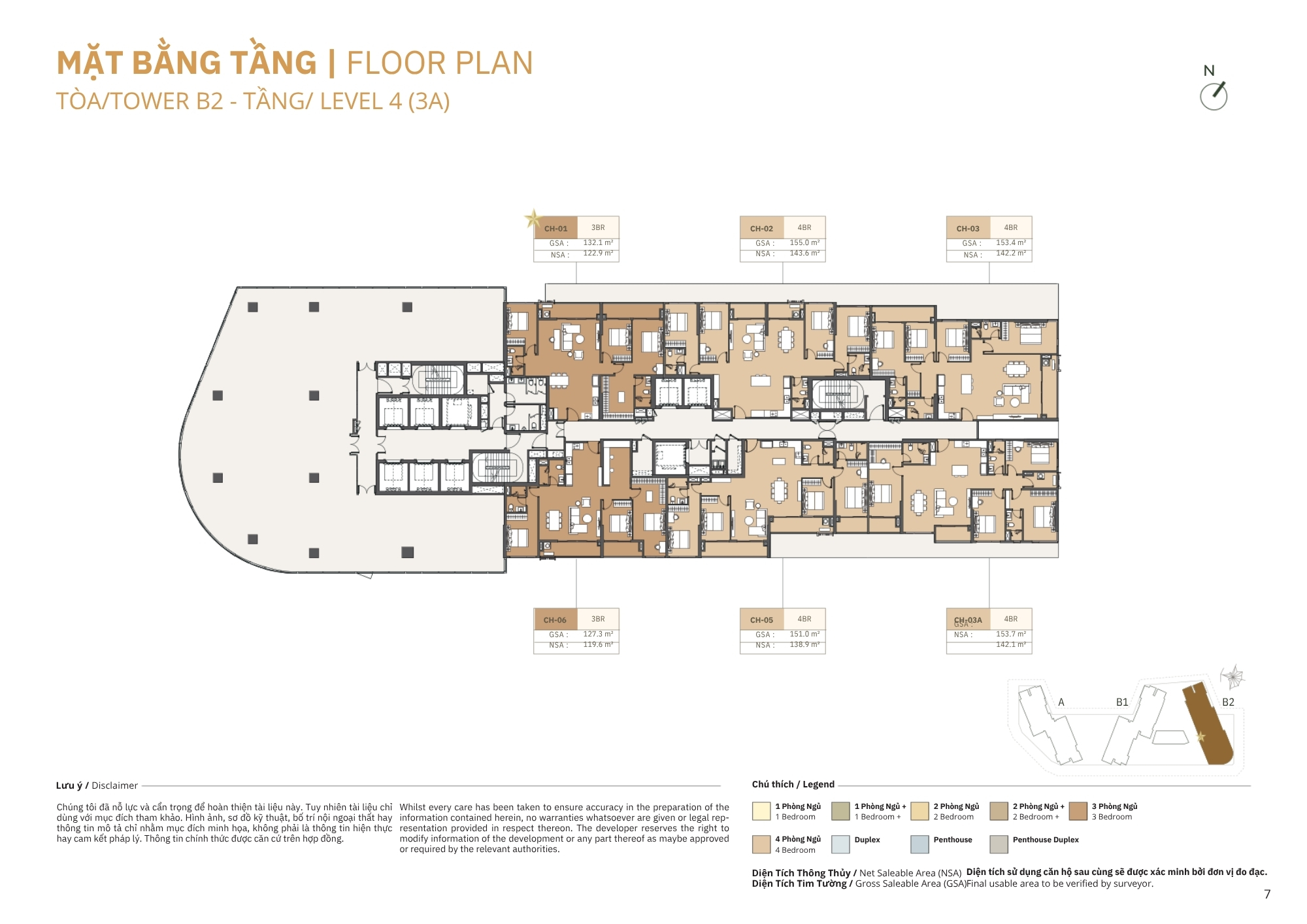 MẶT BẰNG THÁP B2 MASTERI COSMO CENTRAL