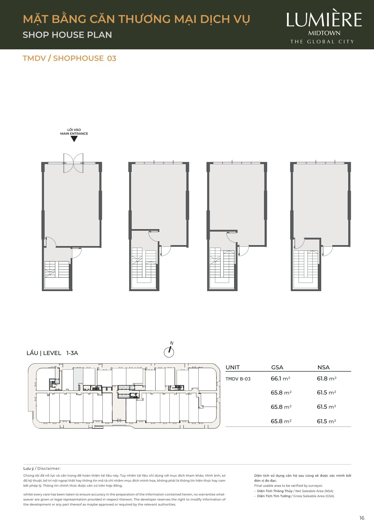 Mặt Bằng và Layout Lumiere Midtown - The Global City