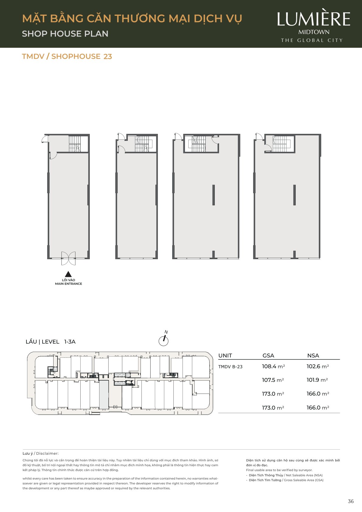 Mặt Bằng và Layout Lumiere Midtown - The Global City