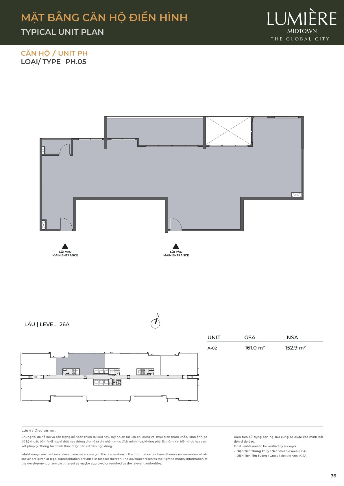 Mặt Bằng và Layout Lumiere Midtown - The Global City