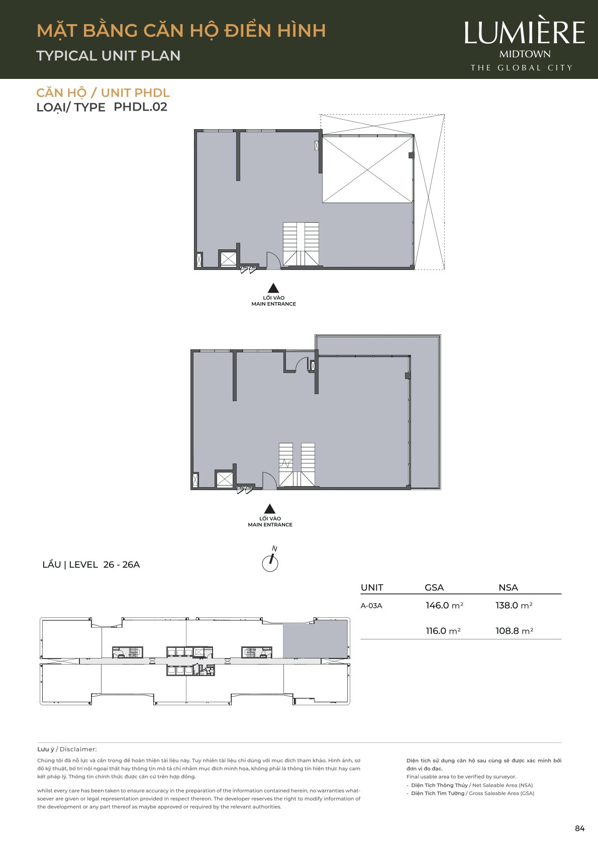 Mặt Bằng và Layout Lumiere Midtown - The Global City