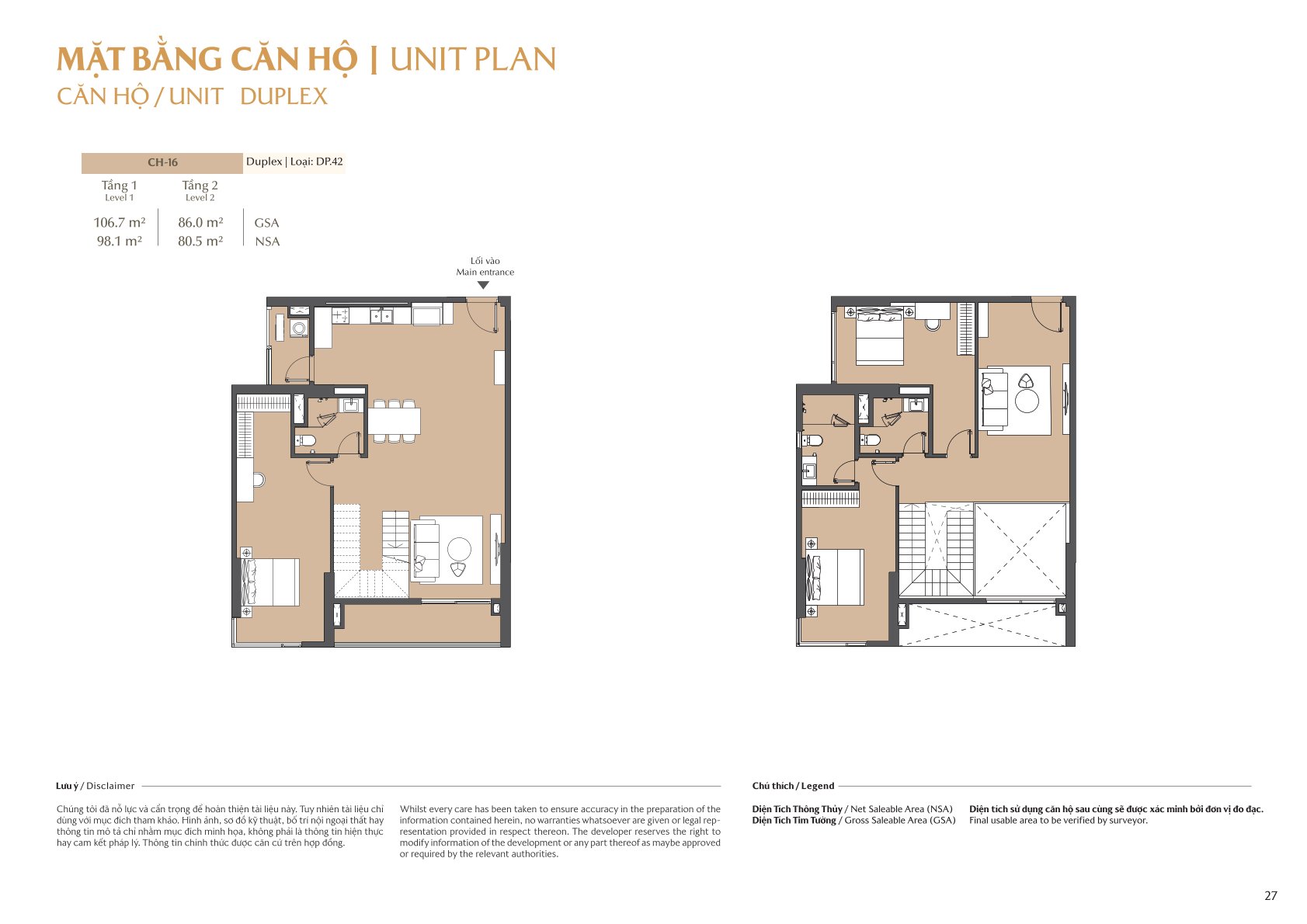 mặt bằng và layout masteri park place - the global city