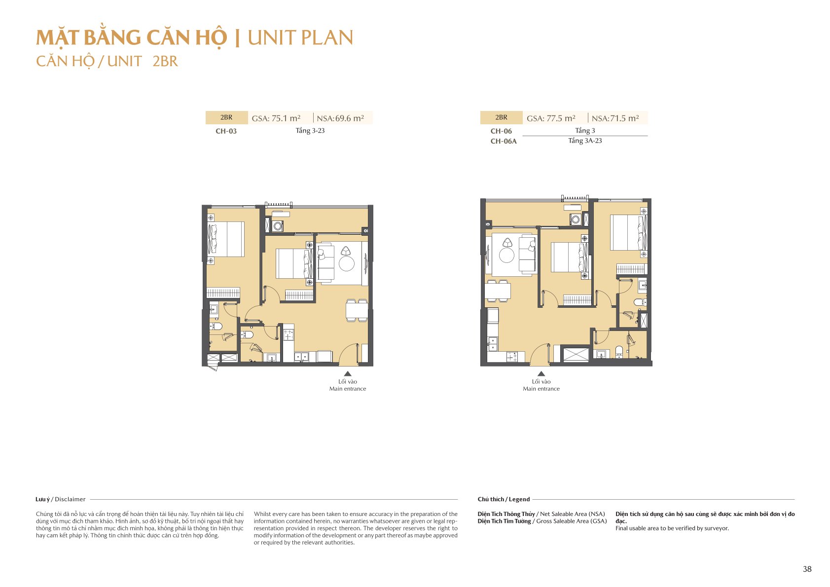 mặt bằng và layout masteri park place - the global city