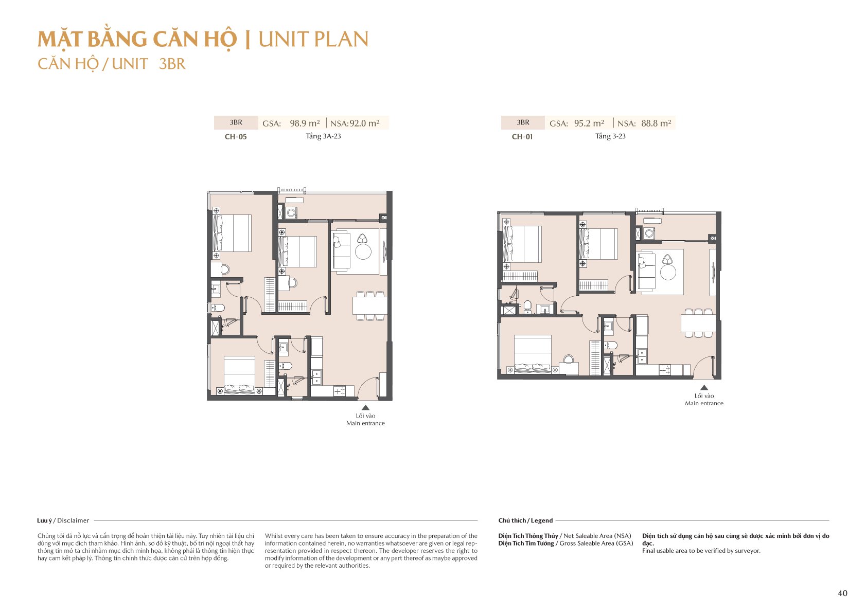 mặt bằng và layout masteri park place - the global city
