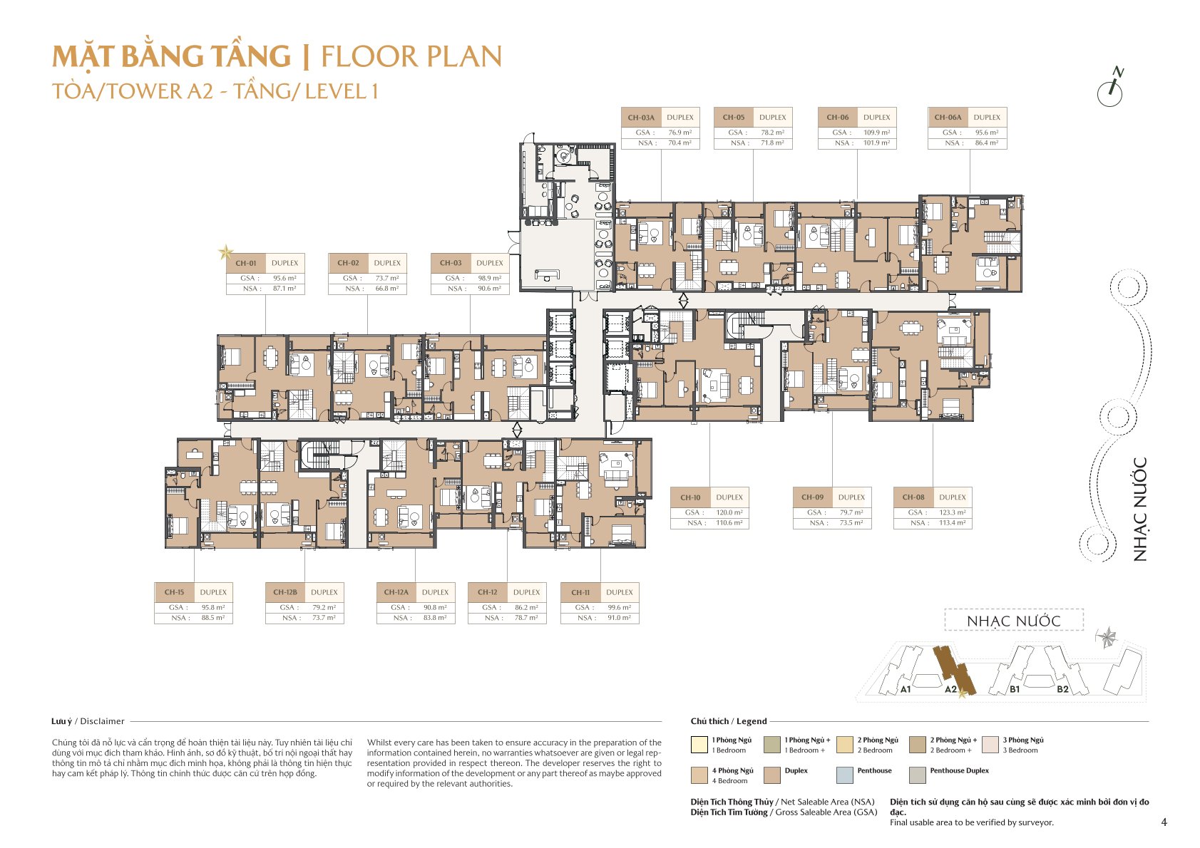 mặt bằng masteri park place - the global city