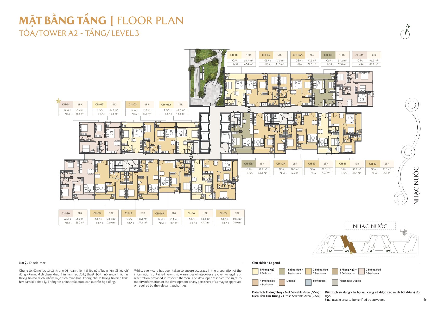 mặt bằng masteri park place - the global city