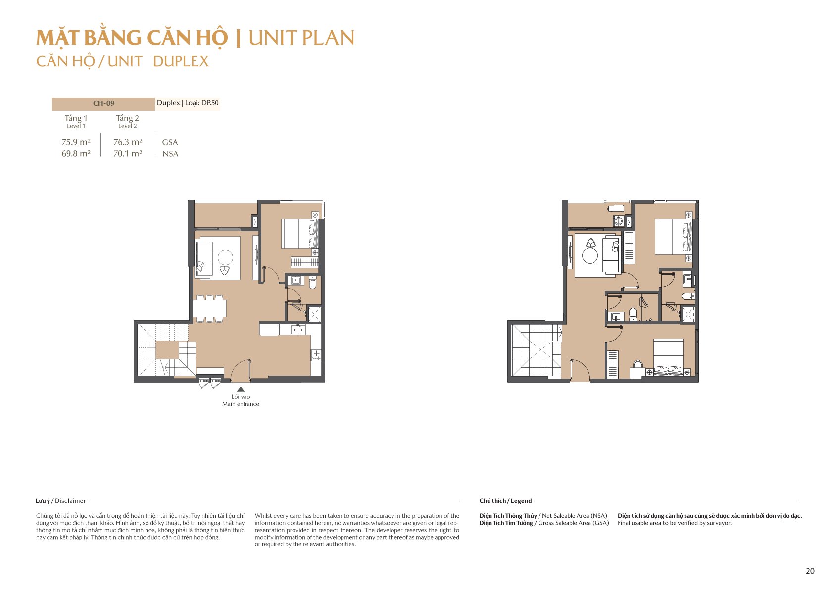 mặt bằng và layout masteri park place - the global city (1)