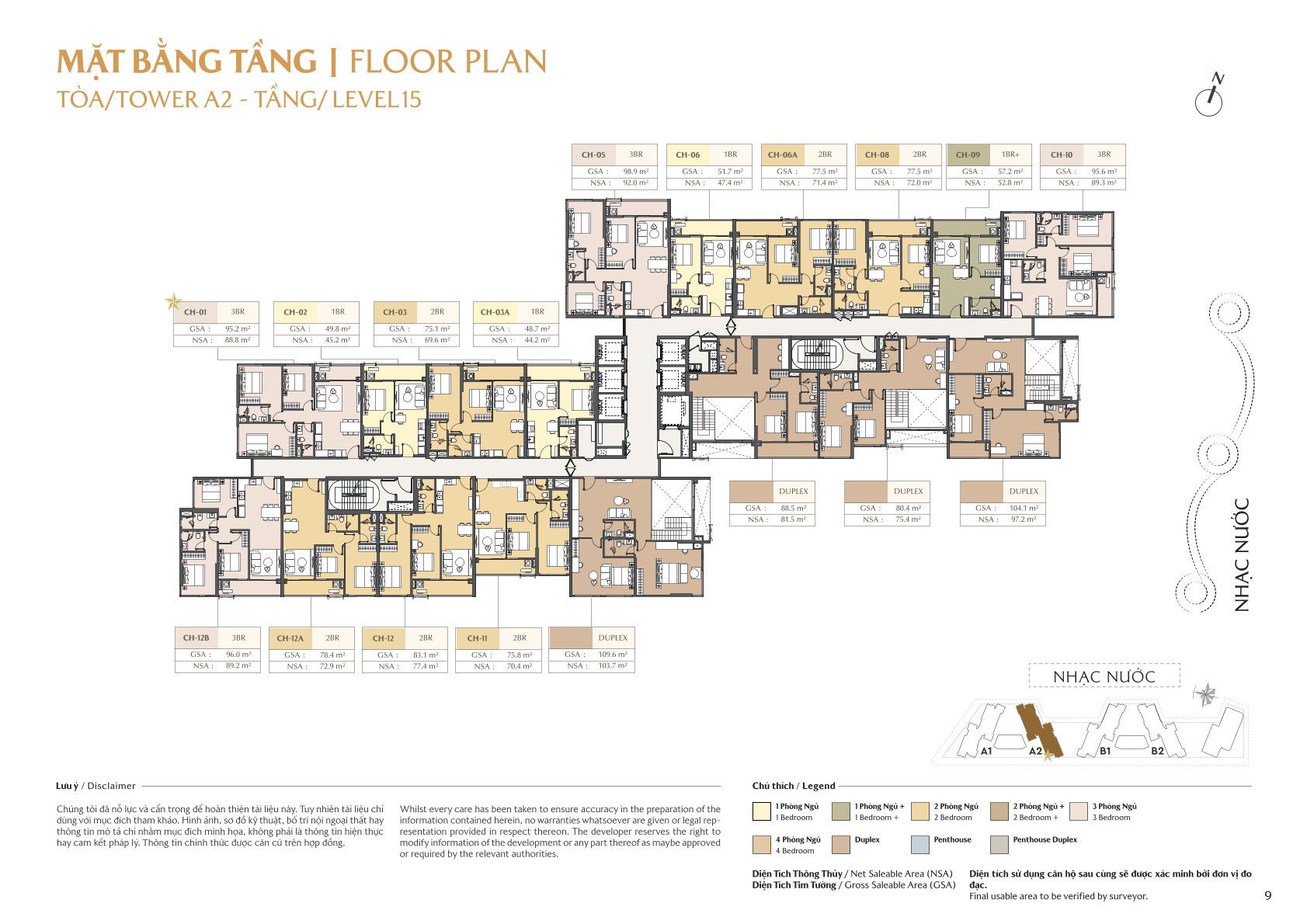 mặt bằng masteri park place - the global city