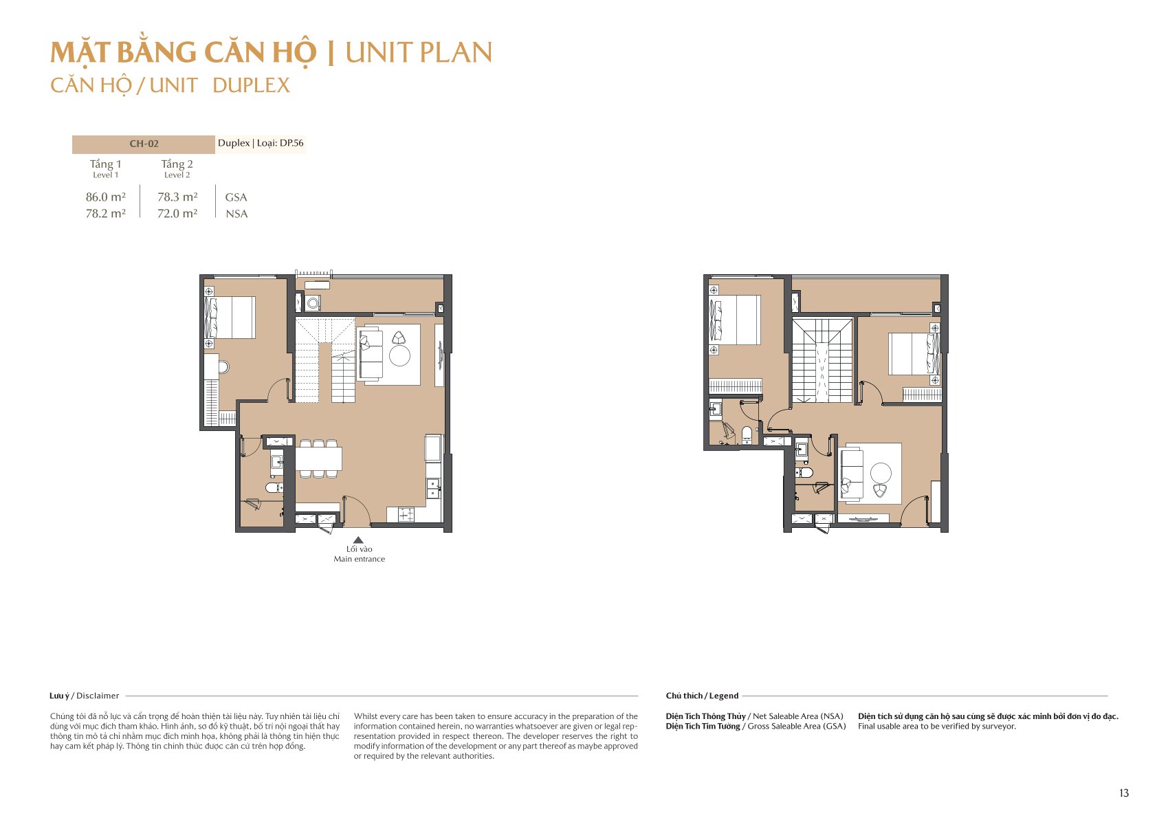 mặt bằng và layout masteri park place - the global city