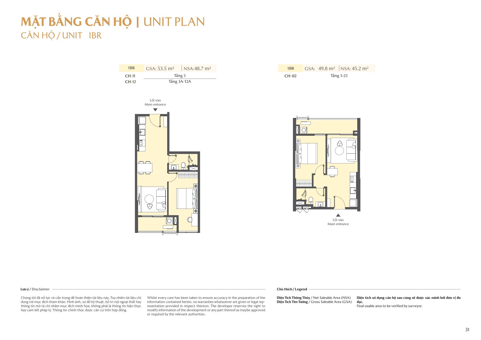 mặt bằng và layout masteri park place - the global city