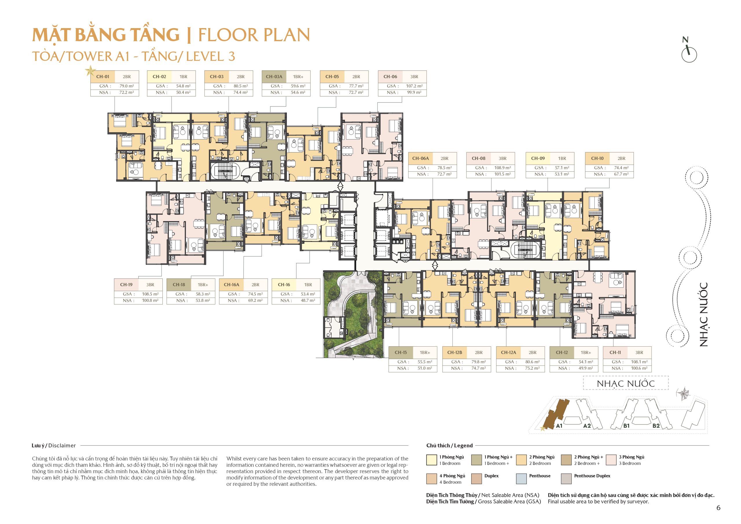 mặt bằng masteri park place - the global city (2)