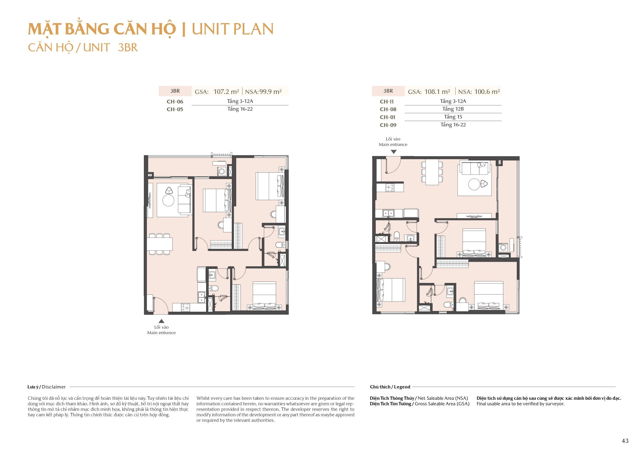 mặt bằng và layout masteri park place - the global city 