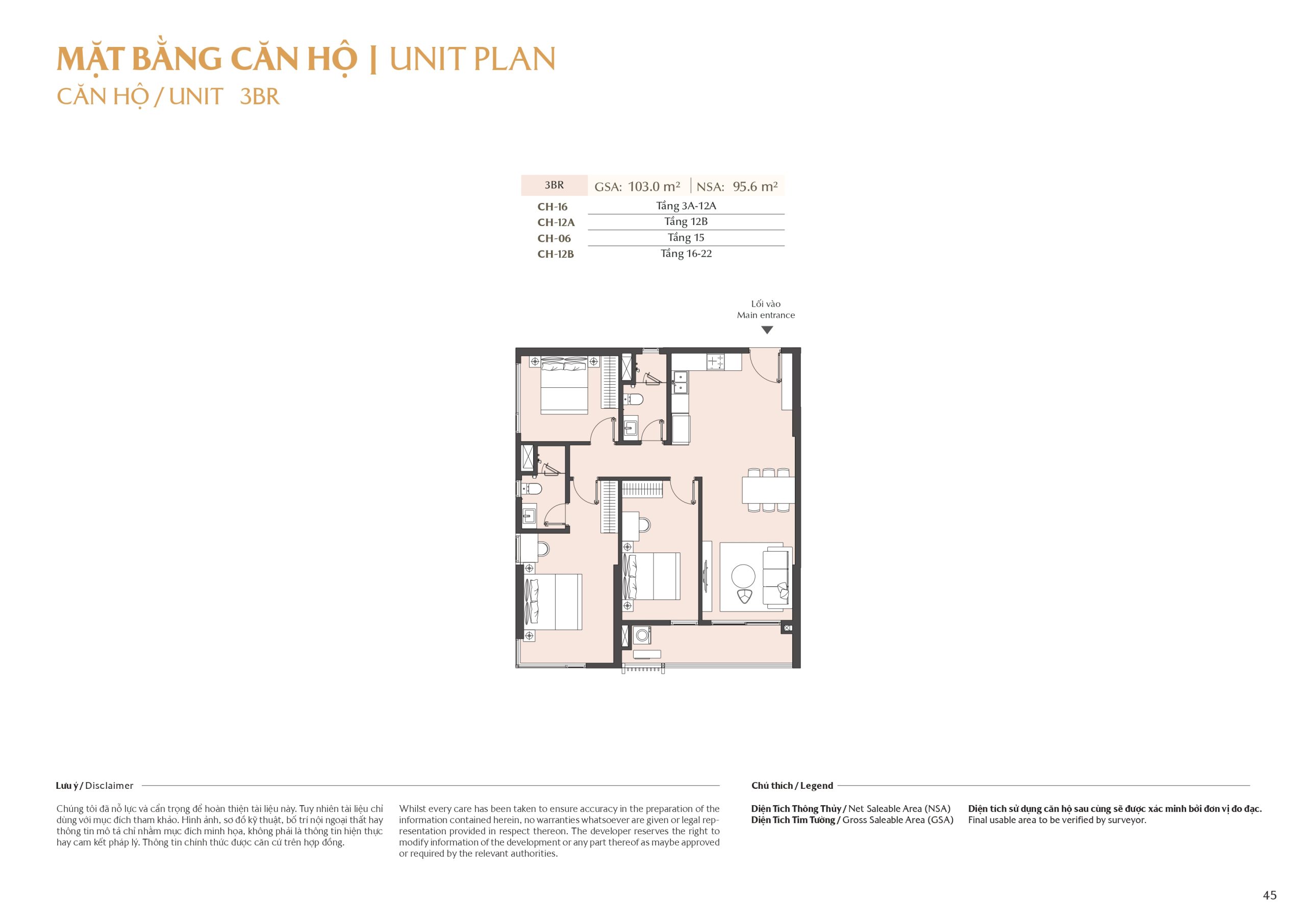 mặt bằng và layout masteri park place - the global city 