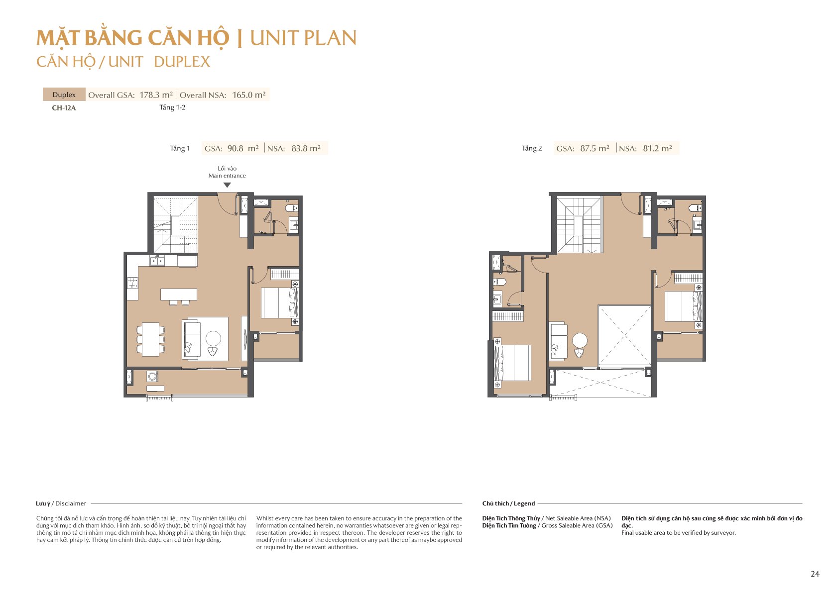 mặt bằng và layout masteri park place - the global city