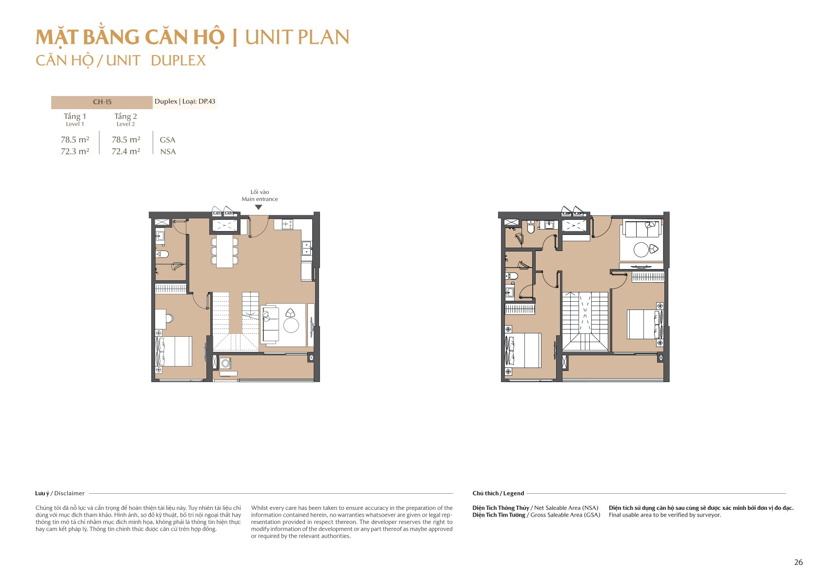 mặt bằng và layout masteri park place - the global city